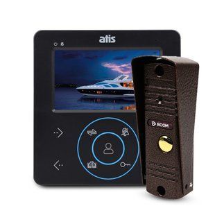 Комплект відеодомофона ATIS AD-480MB + BCOM BT-305HR Cooper 1143481 фото