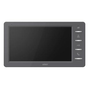 Відеодомофон 7" Arny AVD-708 (2Mpx) graphite з детектором руху і записом відео 270364 фото