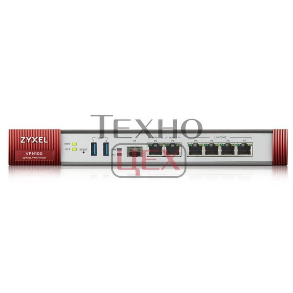 Міжмережевий екран ZyXEL ZyWALL VPN100 (VPN100-EU0101F) 188774 фото