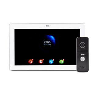 Комплект відеодомофона ATIS AD-1070FHD/T White з підтримкою Tuya Smart + AT-400FHD Black 1125927 фото