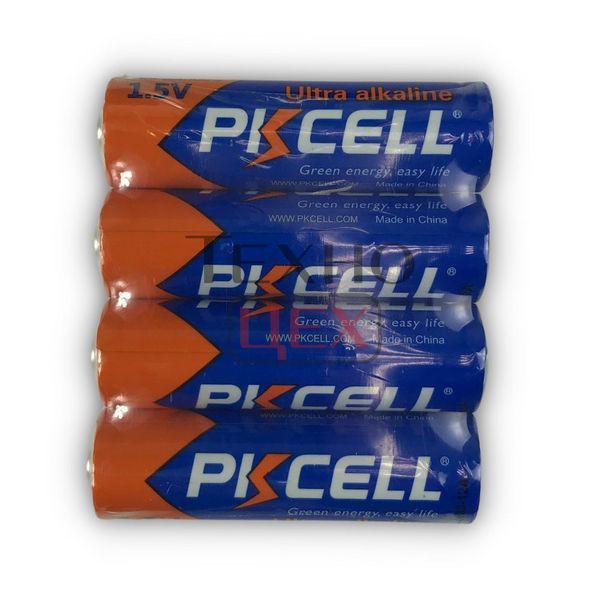 Батарейка PKCELL Ultra Alkaline AA LR6 1.5V, 4шт./плівка 255441 фото