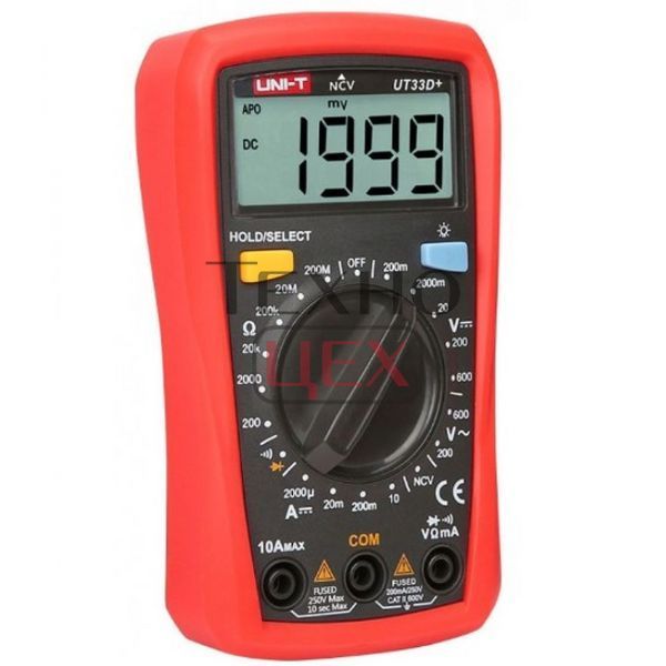 Цифровий мультиметр UNI-T UT-33D+ 118862 фото