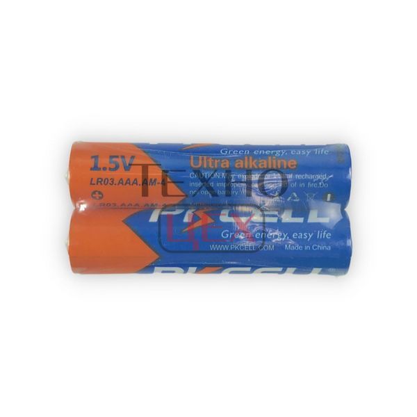 Комплект з 20 батарейок PKCELL Ultra Alkaline AAA LR03 1.5V по 2шт./плівка 2554421 фото