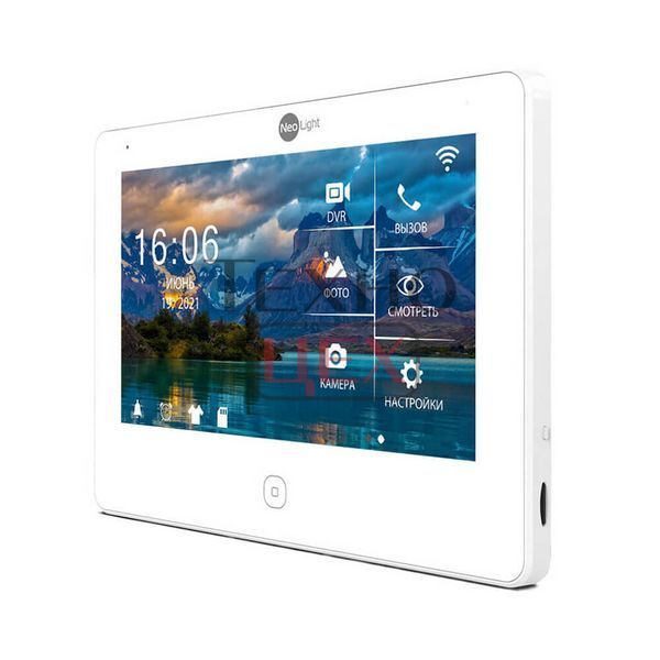 Комплект відеодомофона Neolight NeoKIT HD Pro Silver: відеодомофон 7" з детектором руху і 2 Мп відеопанель 178441 фото