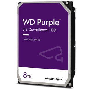 Жорсткий диск 8TB Western Digital Purple WD84PURZ для відеоспостереження 141758 фото