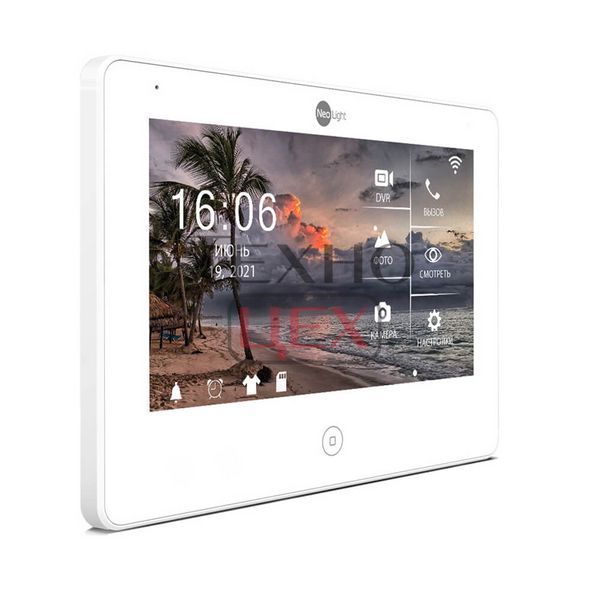 Комплект відеодомофона Neolight NeoKIT HD Pro Graphite: відеодомофон 7" з детектором руху і 2 Мп відеопанель 178456 фото
