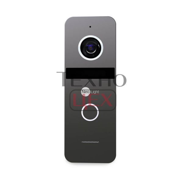 Комплект відеодомофона Neolight NeoKIT HD Pro Graphite: відеодомофон 7" з детектором руху і 2 Мп відеопанель 178456 фото