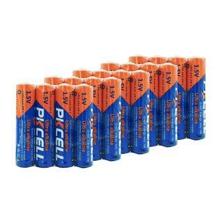 Комплект з 20 батарейок PKCELL Ultra Alkaline AAA LR03 1.5V по 4шт./плівка 2554431 фото