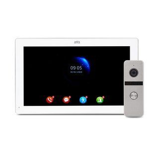 Комплект відеодомофона ATIS AD-1070FHD/T White з підтримкою Tuya Smart + AT-400FHD Silver 1125928 фото