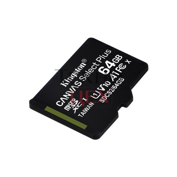 Карта пам'яті Kingston microSDXC 64GB Canvas Select Plus Class 10 UHS-I U1 V10 A1 (SDCS2/64GBSP) 140953 фото
