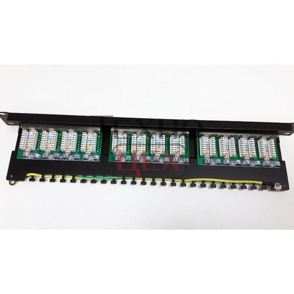 Патч-панель CMS 19" 24xRJ-45 FTP, кат. 5e з огранізатором кабелю 201739 фото