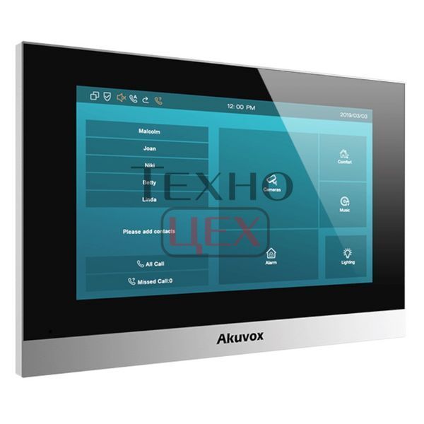 IP-відеодомофон 7" Akuvox C313N silver 285441 фото