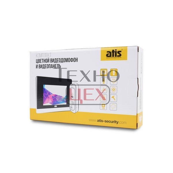 Комплект відеодомофона ATIS AD-480 W Kit box 114345 фото