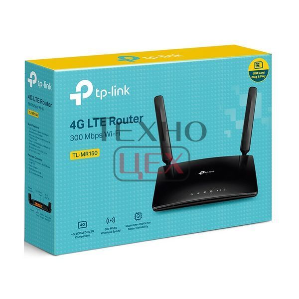 Маршрутизатор TP-Link TL-MR150 N300 4G LTE Wi-Fi 143697 фото