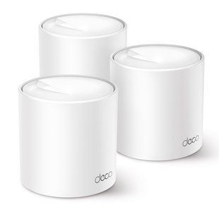 Домашня Mesh Wi-Fi система TP-LINK DECO X50 3PK AX3000 3xGE LANWAN MU-MIMO OFDMA (DECO-X50-3-PACK) 237417 фото