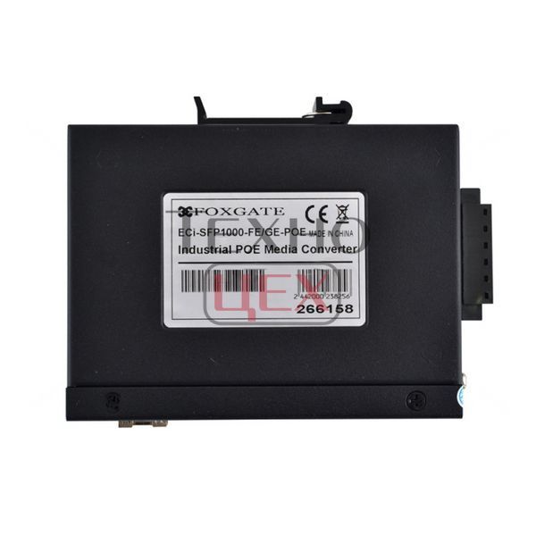 Медіаконвертор FoxGate ECi-SFP1000-FE/GE-POE індустріальний з POE 262202 фото