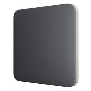 Кнопка Ajax SoloButton (1-gang/2-way) graphite&nbsp;для одноклавішного або прохідного вимикача 257519 фото