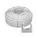 Комплект: гофротруба Light ДКС ПВХ D 32 (25 м) сіра + кліпси для гофри 32 мм (50 шт/уп) сіра 1154271 фото 1