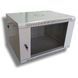 Шафа серверна Hypernet 6U 600 x 450 WMNC-6U-FLAT для мережевого обладнання 143493 фото 1
