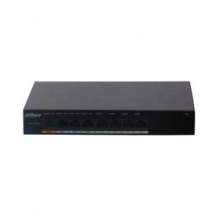 Мережевий PoE-комутатор Dahua DH-PFS3008-8ET-60 некерований 105381 фото