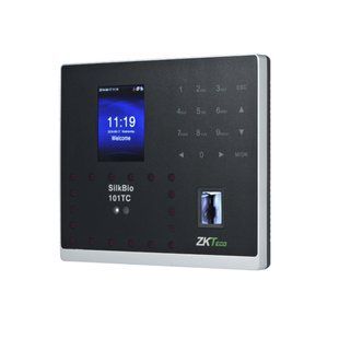 Біометричний термінал ZKTeco SilkBio-101TC[ID] з розпізнаванням облич, зчитувачем відбитку пальця і RFID карт EM-Marine 115190 фото