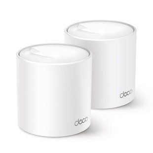 Домашня Mesh Wi-Fi система TP-LINK DECO X50 2PK AX3000 3xGE LANWAN MU-MIMO OFDMA (DECO-X50-2-PACK) 222291 фото