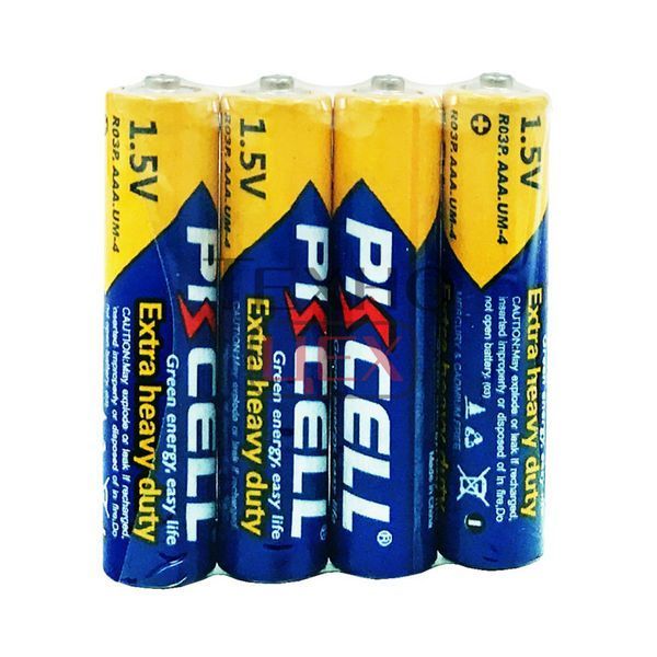 Батарейка PKCELL Extra Heavy Duty AAA R03P 1.5V, 4шт./плівка 255451 фото