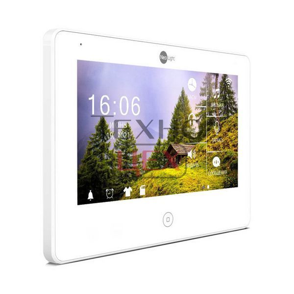 Комплект відеодомофона Neolight NeoKIT HD Pro WF Graphite: відеодомофон 7" з Wi-Fi з детектором руху і 2 Мп відеопанель 198409 фото