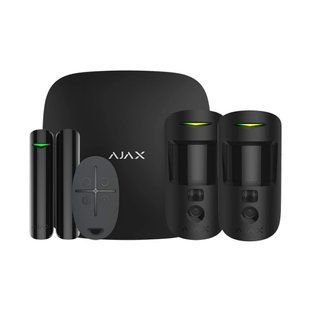 Комплект бездротової сигналізації Ajax StarterKit Cam black + Ajax MotionCam black 295484 фото