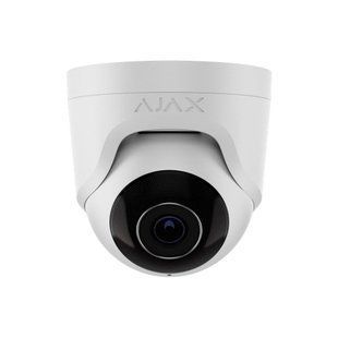 IP-відеокамера Ajax TurretCam (8 Мп/2.8 мм) white, дротова з роздільною здатністю 8 Мп і кутом огляду до 110&deg; 284167 фото