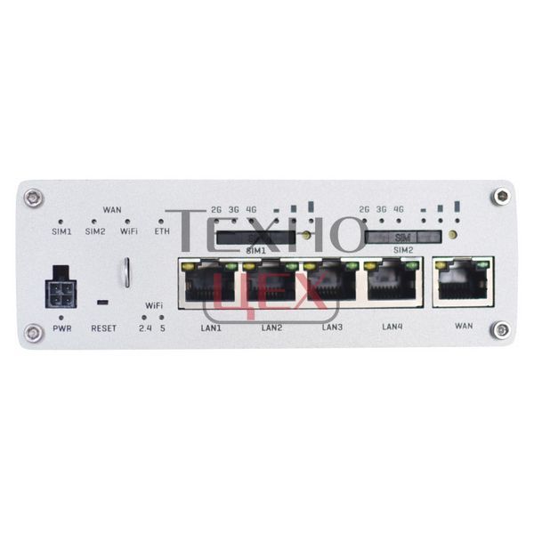 Бездротовий маршрутизатор Teltonika RUTX12 2 x 4G (LTE), AC1200, 1xGE WAN, 3xGE LAN, 2xSIM (RUTX12000000) з двома модемами 235676 фото