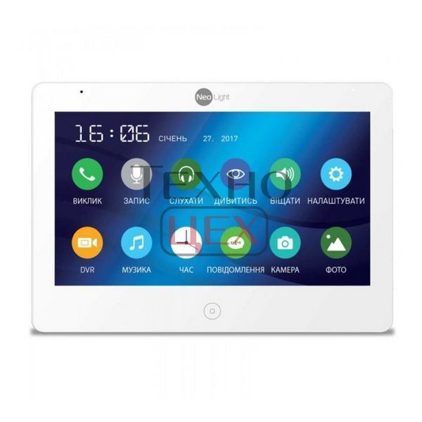 Комплект відеодомофона Neolight MEZZO HD WF / Solo FHD Silver: відеодомофон 10" з Wi-Fi з детектором руху і 2 Мп відеопанель 198411 фото