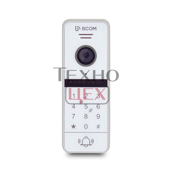 Комплект Wi-Fi відеодомофонa 7" BCOM BD-760FHD/T White з підтримкою Tuya Smart + BT-400HD-AC White 2488771 фото