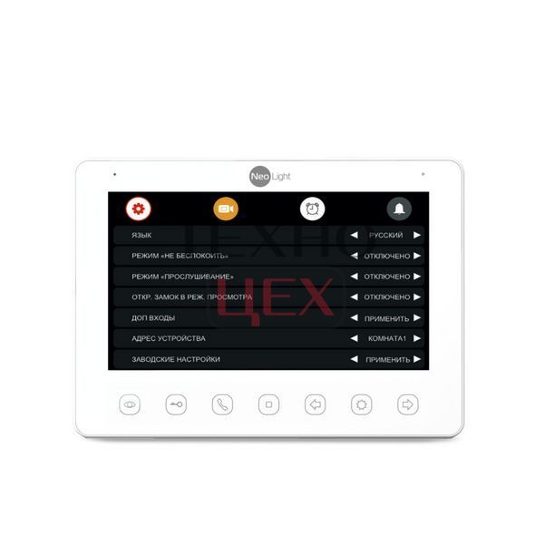 Комплект відеодомофона Neolight NeoKIT HD+ Bronze: відеодомофон 7" з детектором руху і 2 Мп відеопанель 178452 фото