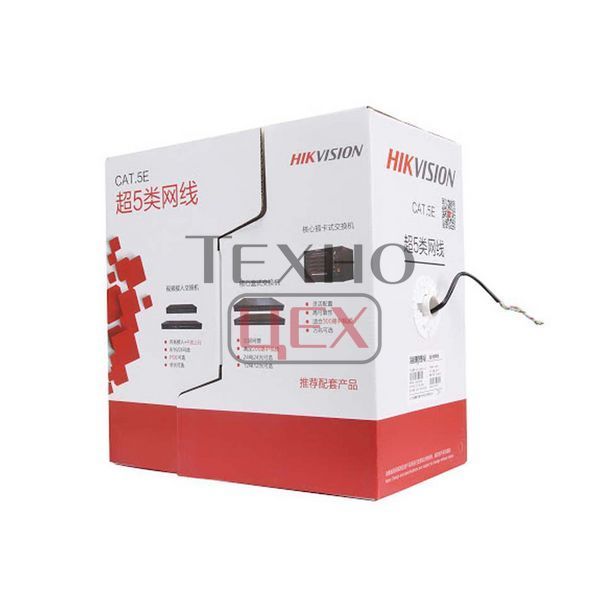 Кабель вита пара UTP CAT 5E Hikvision DS-1LN5EO-UU/E (бухта 305м) 116146 фото