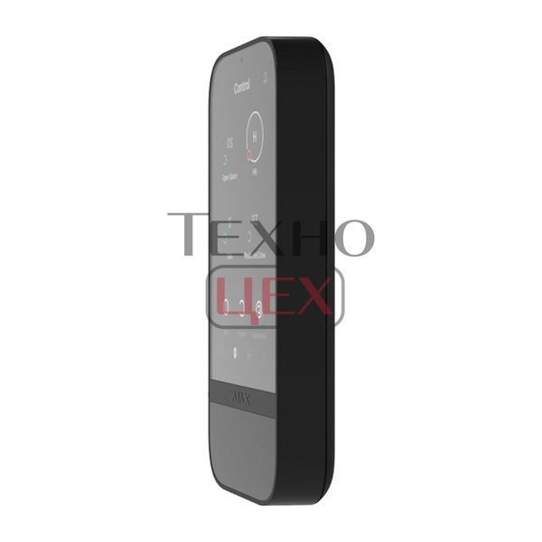 Клавіатура Ajax KeyPad TouchScreen black бездротова з сенсорним екраном 276268 фото