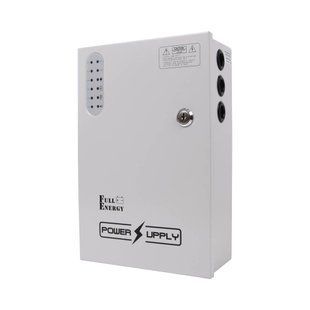 Блок безперебійного живлення BBG-1210/8 PoE 100W для відеоспостереження 8x12В, 1x48В, 10А, під 18Аг акумулятор 164045 фото